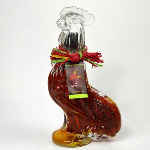 FV2332S-11 - Decorative Fruit Vinegar Bottle - Rooster