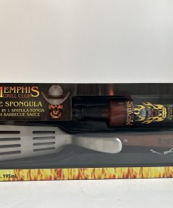 Bottled BBQ Sauce Set SAP4113 2 BBQ Sauce with Spatula Tongs