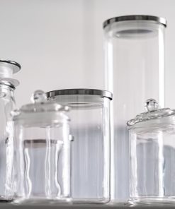 Glass Storage Jars (empty)