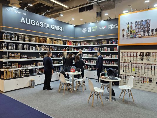 Augasta GmbH booth at AMBIENTE 2024 tradeshow